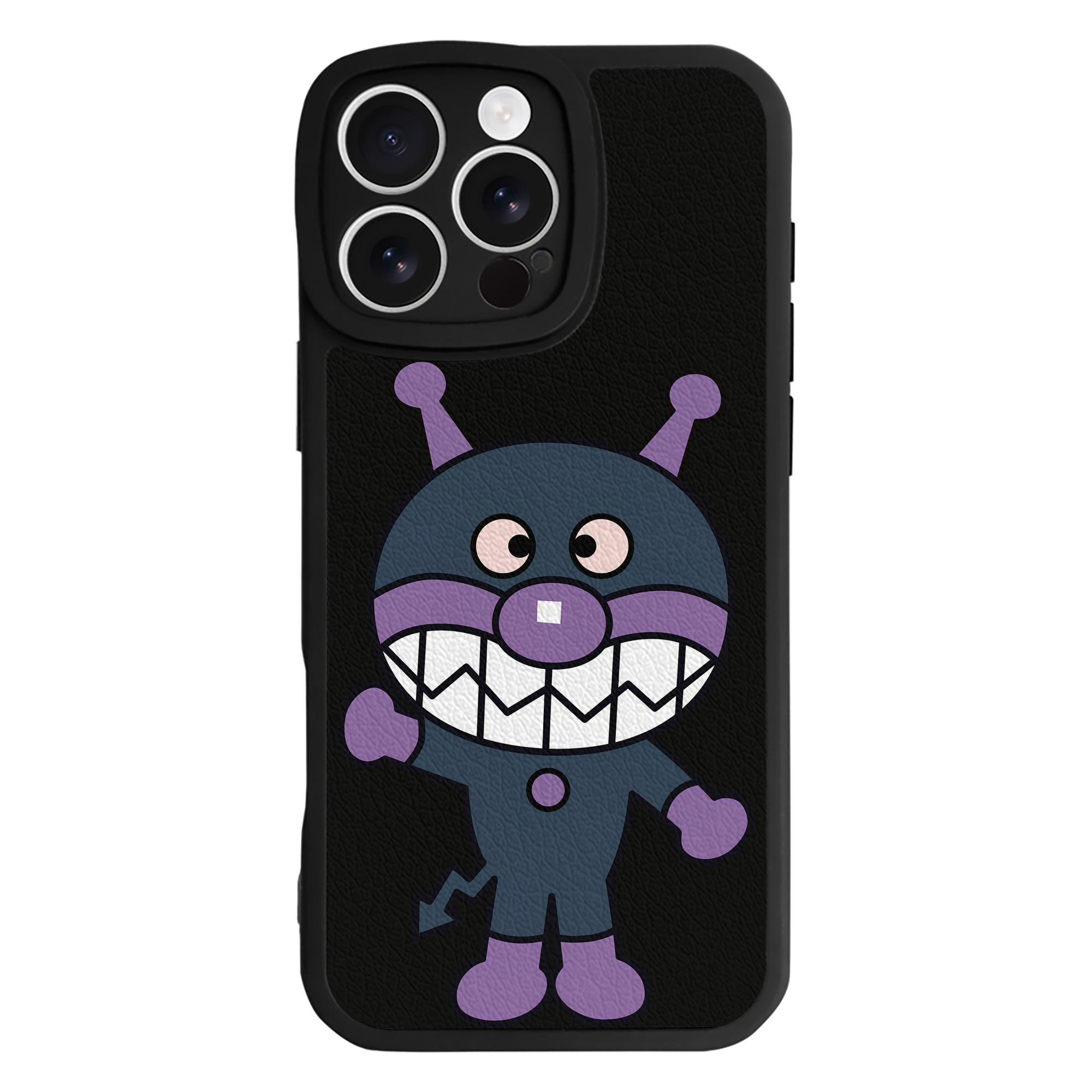 （画像用） アンパンマン Anpanman 【iPhone 16シリーズ対応】シリコンスマホケース（レザー調） 材質：シリコン